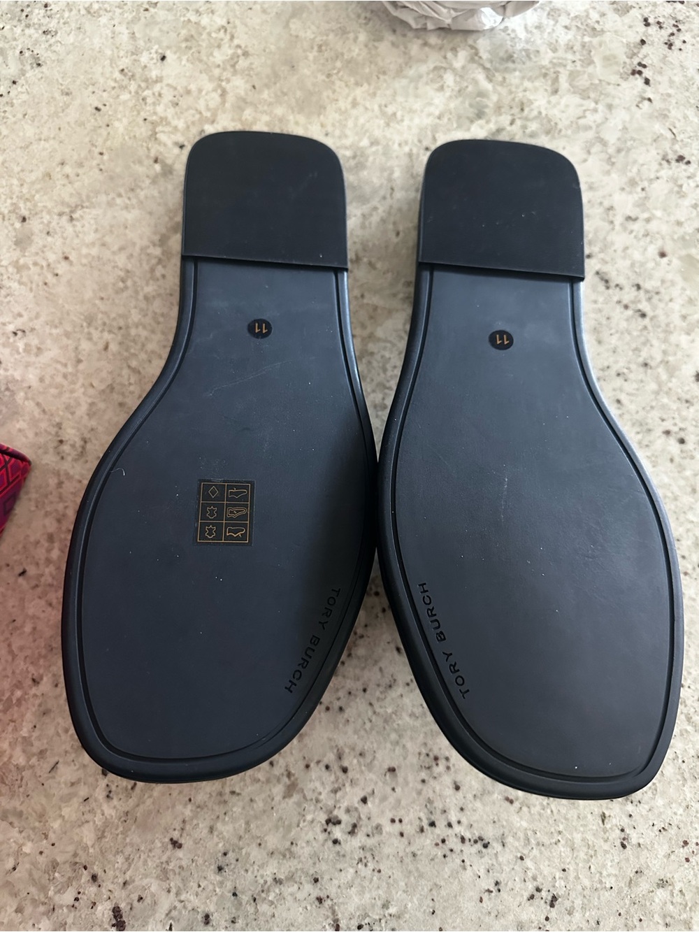 NIB Tory Burch Arugula/New Cream Double Sport Slide Sz 11 - Picture 3 of 7